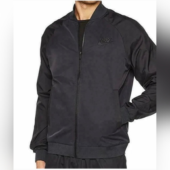 Nike Other - Nike Black Windbreaker Jacket Sleek Athletic Design